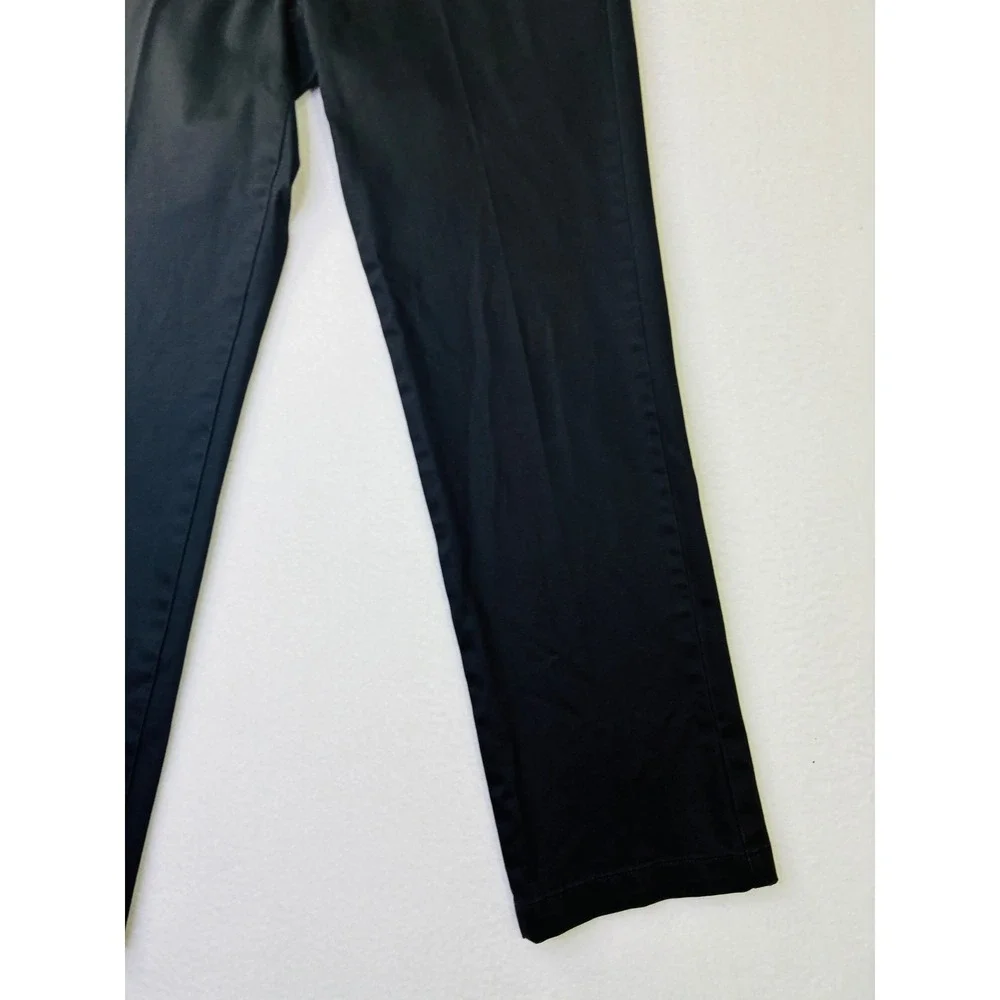 Dockers Flex Comfort Slim Fit Chinos Mens Black Flat Front Trousers 30x28